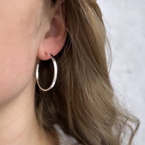 Hoops ELENA 30 mm Sterling Slv