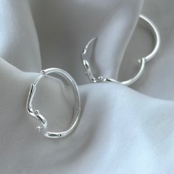 Hoops WAVY 25 mm Sterling slv