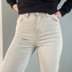 Hjtaljede Jeans Lys Grn