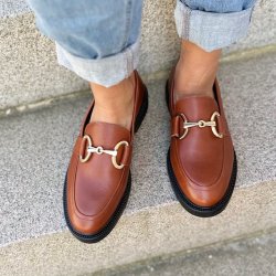 Loafers AWAKE COGNAC skind str. 37-41