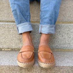 Mokkasiner cognac skind str. 36-41