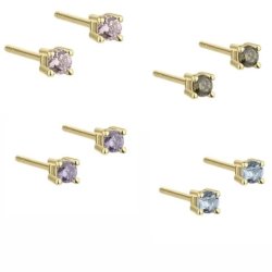 restikker KAYA BIG PASTEL forgyldt slv