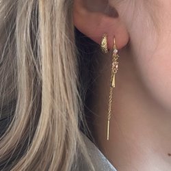 retrde BLUSH TENNIS Forgyldt slv