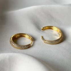 Hoops DARLING EMMA 20 mm Forgyldt Slv