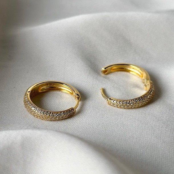 Hoops DARLING EMMA 20 mm Forgyldt Slv