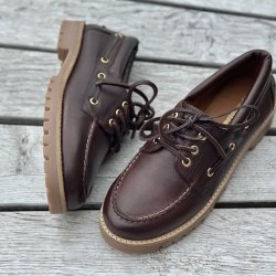 Sejler sko The Walk skind brun str 36-41