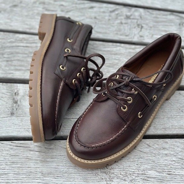 Sejler sko The Walk skind brun str 36-41