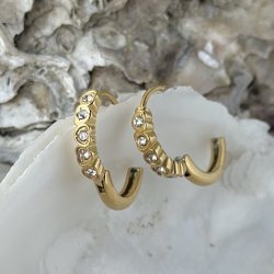 Hoops GLOW AYA 14 mm vandfast 18kt. forgyldt