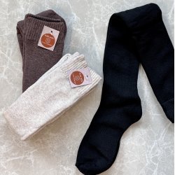 Knlange strmper bomulds miks