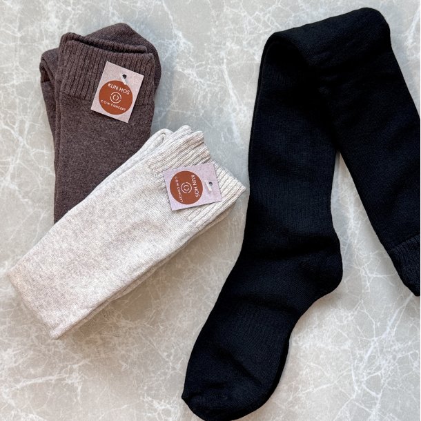 Knlange strmper bomulds miks