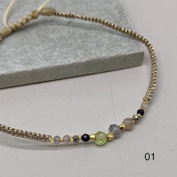 Vvet armbnd GYPSY pearls