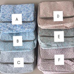 Stor kletaske blomstret 