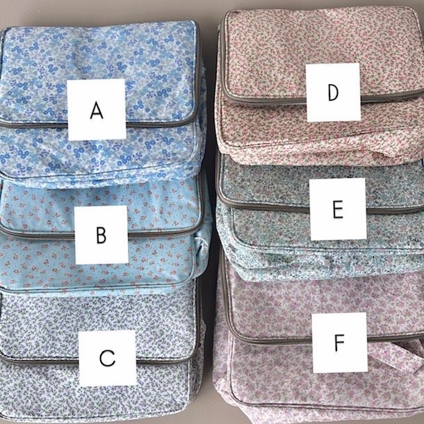 Stor kletaske blomstret 