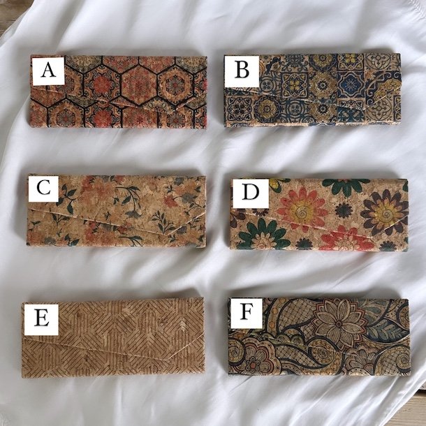 Brilleetui sammenklappelig kork