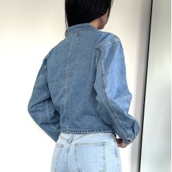 Denim jakke short - str S-L