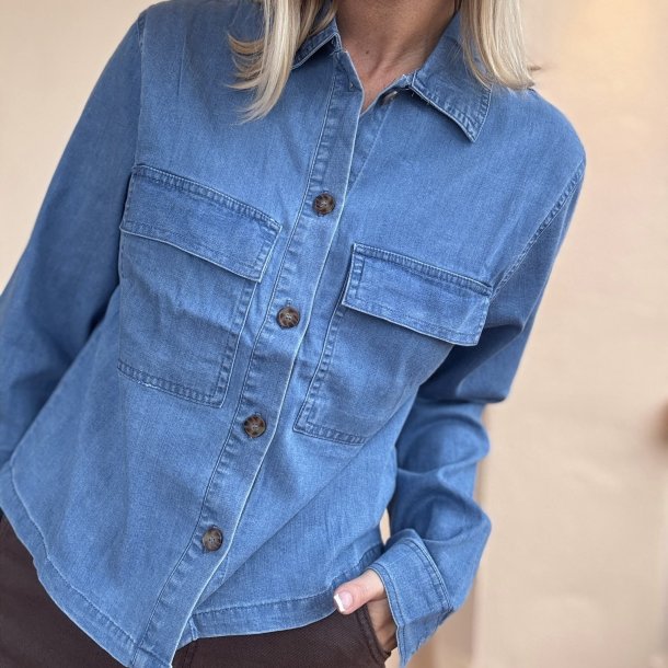 Skjorte - bld denim str S-XXL