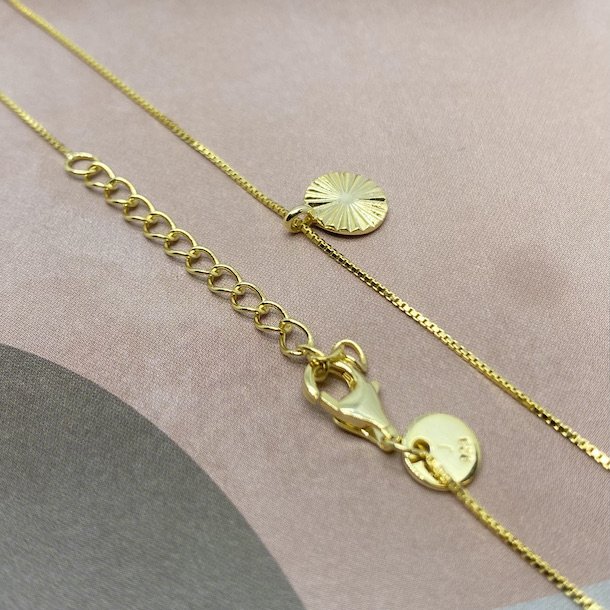 Halskde femme - mnt forgyldt