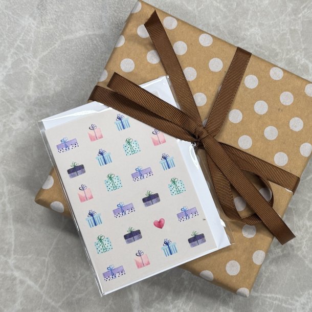 Kort med konvolut 7,5 x 10,7 cm All By Voss