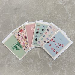 Kort med konvolut 7,5 x 10,7 cm All By Voss