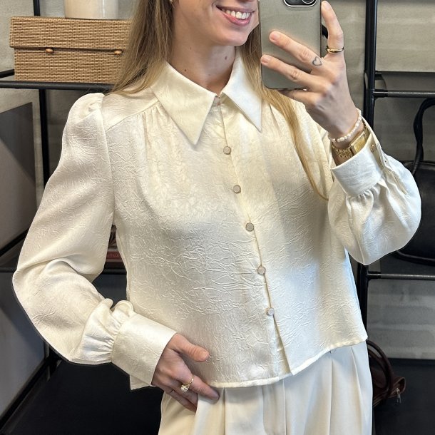 Kort skjorte MARY satin str. S-L