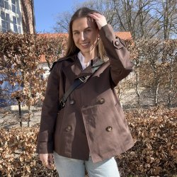 Trenchcoat vandafvisende str. S-L 