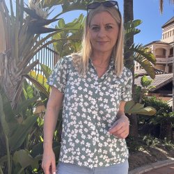 Kort�rmet skjorte Bea viskose str S-XXL
