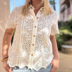 Skjorte broderi Sarah