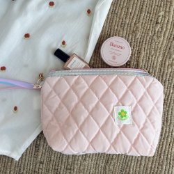 Kosmetik taske quilt pastel