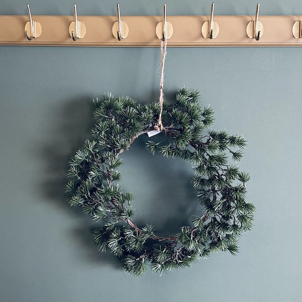 Ceder krans D45cm plastik 