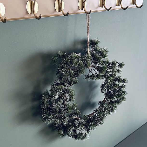 Ceder krans D45cm plastik 