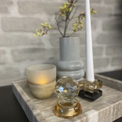 Cleo Fyrfadsstage Amber