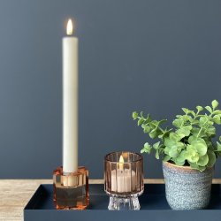 Krystal stage, lys brun, 6x5x5 cm