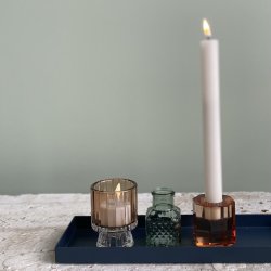 Krystal stage, lys brun, 6x5x5 cm