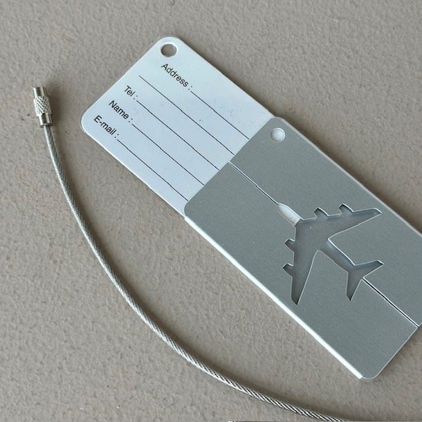 Kuffertmrke aluminium