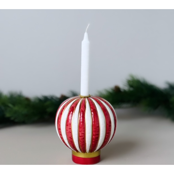 Figur t/kertelys tog og ballon keramik rd