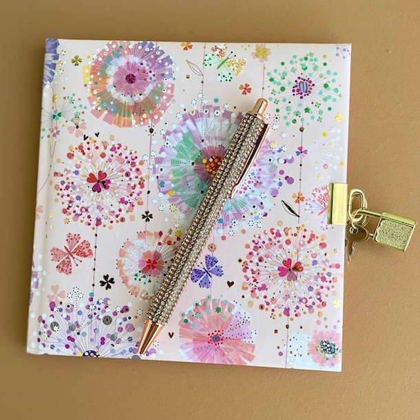 Kuglepen glamour med diamanter