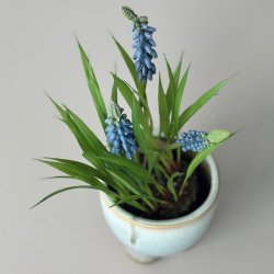 Perlehyasint bl H 22cm