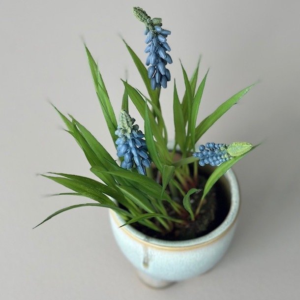 Perlehyasint bl H 22cm