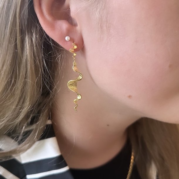 restikker LONG RHUMBA GLAM forgyldt slv