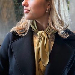 Kvadratisk trklde ensfarvet 