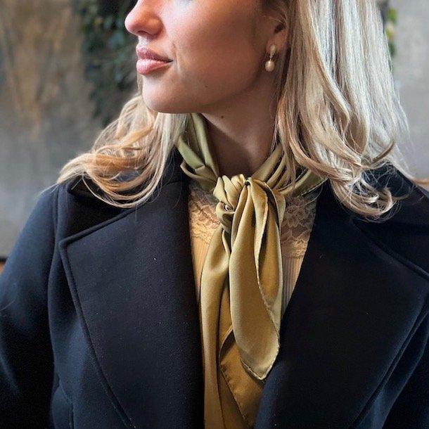 Kvadratisk trklde ensfarvet 