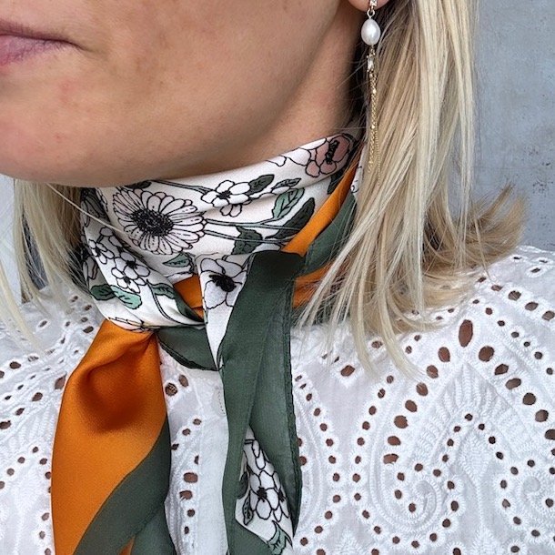 Kvadratisk trklde sommerblomst