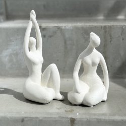 Figur YOGA beige sand