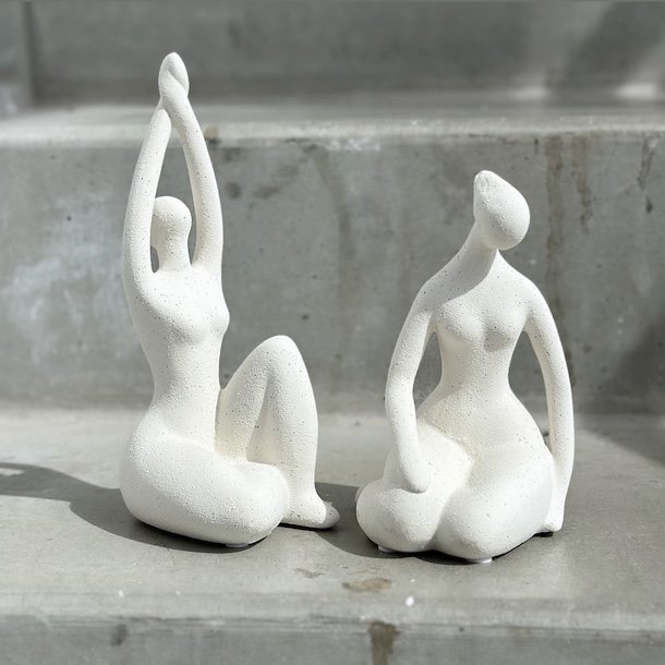 Figur YOGA beige sand