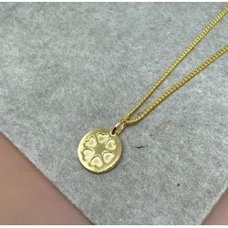 Ladies circle vedhng jubilum - forgyldt slv