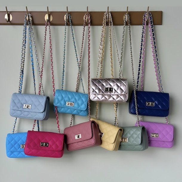 Crossbody ladylike COLOR skind