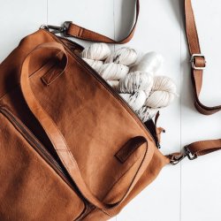 Shopper med lang rem NORA Skind