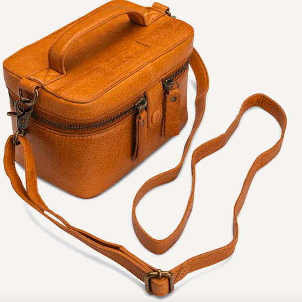 Lexi Mini strikketaske skind 