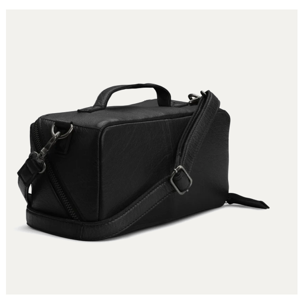 Cleo strikketaske / toilettaske skind