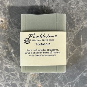Foot Scrub s�be med label